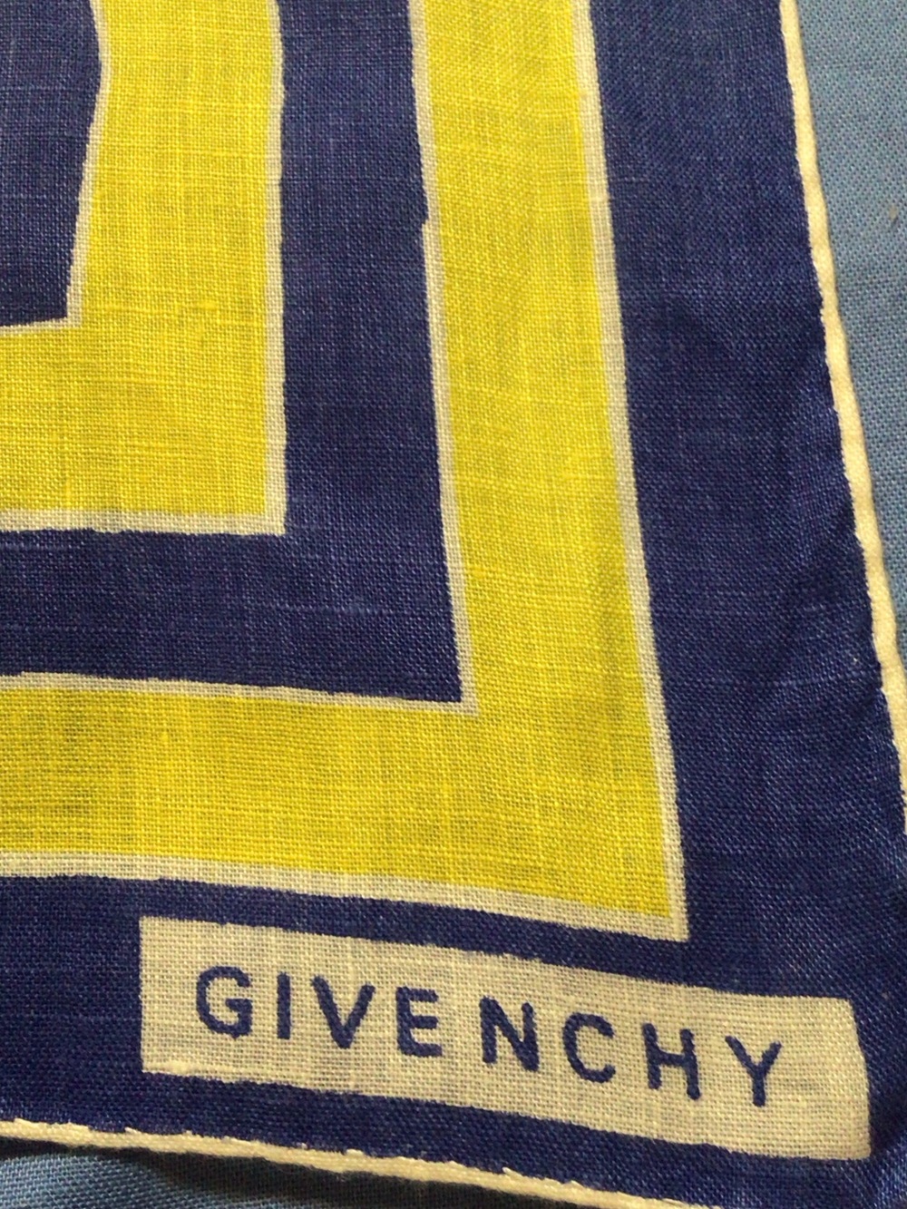 Givenchy Vintage Handkerchief/Bag Tie on Great Condition Scarf